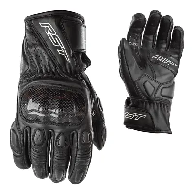 Motorbike Leather Gloves RST Stunt 3 CE Mens Summer Motorcycle Sports Gloves • £39.99