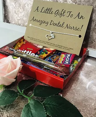 Dental Nurse TINY Sweet Box Charm Gift New Job Graduation Birthday Secret Santa • £5.99