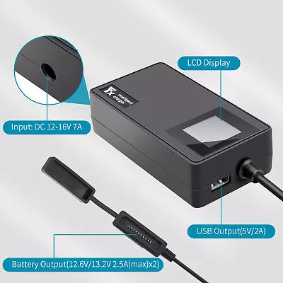 $51.69 • Buy For DJI Mavic AIR 2 / AIR 2S Digital Display Car Charger Drone Accessories