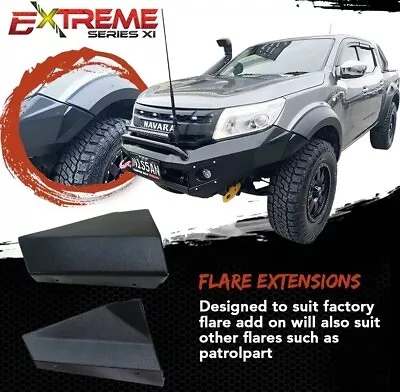 Shoreline Bullbar 3D Flare Extensions Set For Nissan Navara D23 NP300 (X1D23F) • $199