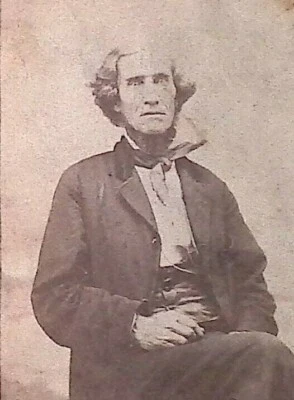 $11.25 • Buy C.1860s CDV. Parksburg, VA Studio. Elderly Man Portrait. Neck Beard.  Suit & Tie
