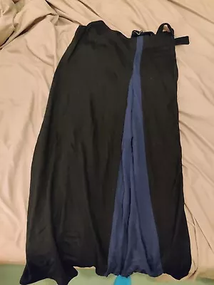 Marc O' Polo Maxi Skirt Blue And Black Size 10 RRp £98 New With Tags • £20