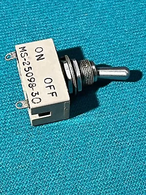 Toggle Switch SPST Momentary 15/32  Mount NEW MS-25098-30 • $12