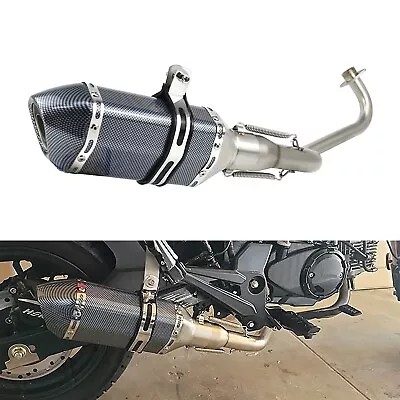 Low Mount Exhaust System Headers Muffler Pipe For Honda Grom MSX 125 2013-2024 • $95.99