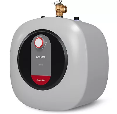 FOGATTI 4 Gallon Electric Mini Tank Water Heater Compact Storage RV Kitchen New • $189.99