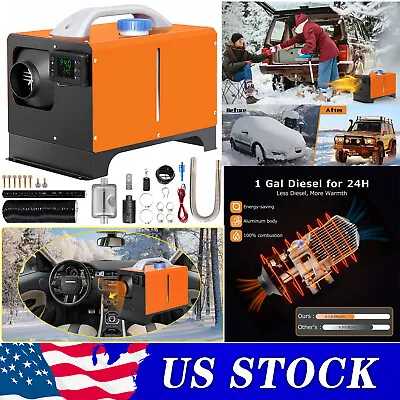 Diesel Air Heater 8KW 12V All In One LCD Thermostat Boat Motorhome Truck Trailer • $58.99