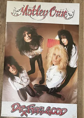 Motley Crue Dr. Feelgood Poster - 1989 NOS Excellent Condition Never Hung • $35