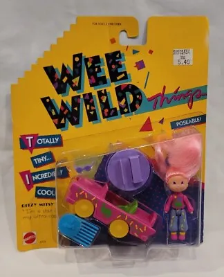 Vintage NOB 1987 Mattel Wee Wild Things Poseable Doll & Accessories Ritzy Mitzy • $79.99