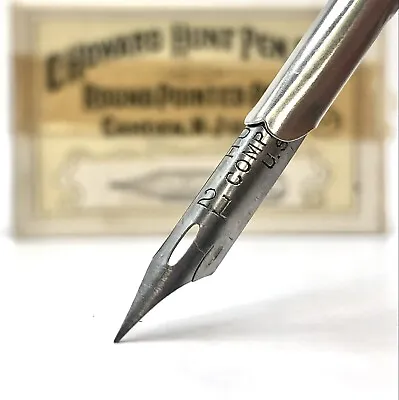 Howard Hunt 21 Companion Pen Nib Round Pointed Dip Pen Nib Vintage Calligraphy  • $3