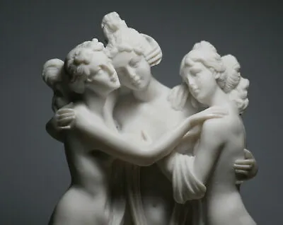 £41.87 • Buy 3 Graces Goddesses Canova Nude Female Cast Marble Statue Sculpture Museum 9.84in