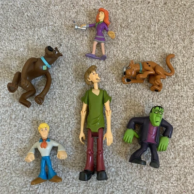 £1.99 • Buy Scooby Doo Mini Figures Bundle Job Lot X6 Cake Toppers Toys