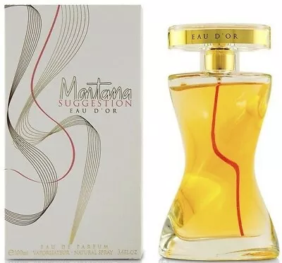 MONTANA SUGGESTION EAU D'OR EAU DE PARFUM SPRAY FOR WOMEN 3.4 Oz / 100 Ml NEW!!! • $19.99