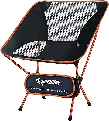 Edeuoey Ultralight Compact Backpack Or Child's Camping Chair Orange • £13.99