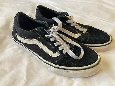 VANS Old Skool Black White US 3 Kids Unisex EUC UK 2.5 EU 34 • $40