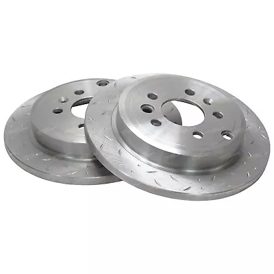 Rear Slotted + Drilled Disc Brake Rotors For Ford Falcon BA BF 02~12 XT XR6 XR8 • $133.95