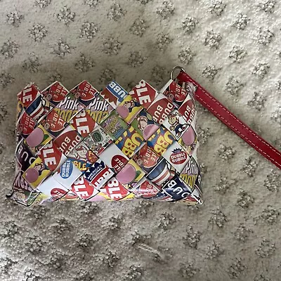 NAHUI OLLIN Hand Made Recycled Candy Wrapper Purse Clutch Bag Wristlet  • $14.99