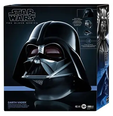 Star Wars The Black Series Darth Vader Premium Electronic Helmet New • £349