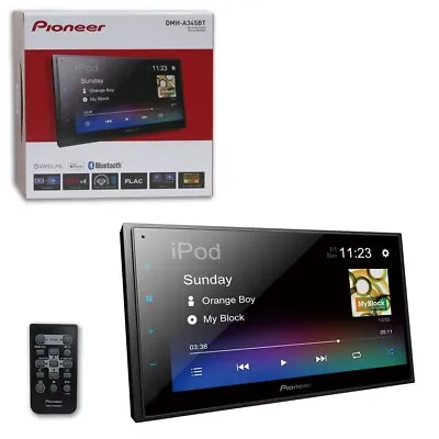 Pioneer DMH-A345BT 6.8  2-DIN Car Digital Media AV Receiver W/ WebLink Bluetooth • $189.99