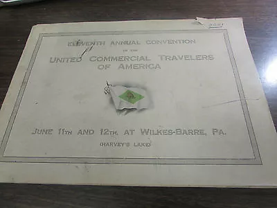 11th CONVENTION - UNITED COMMERCIAL TRAVELERS OF AMERIICA - 1914 - BEER ADS  • $38.99