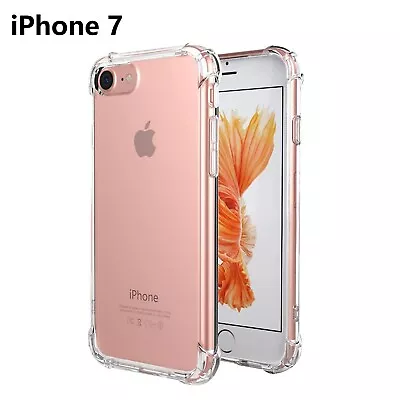 $7.99 • Buy For Apple IPhone 15 14 13 12 11 Pro Max Plus XR XS 8 Clear Soft Bump Case Cover