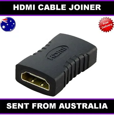 HDMI Female To Female F Coupler Adapter Changer Connector Cable Joiner Plug 4K • $2.25