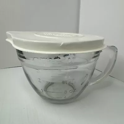 PAMPERED CHEF Classic Batter Bowl 4 Cup Capacity With Cover RETIRED USA • $13