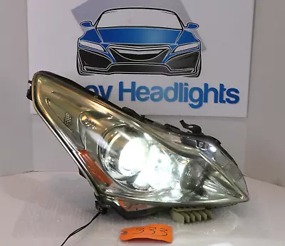 2010-2013 Infiniti G25 G37 G37x Sedan Right Passenger Xenon HID Headlight OEM • $219