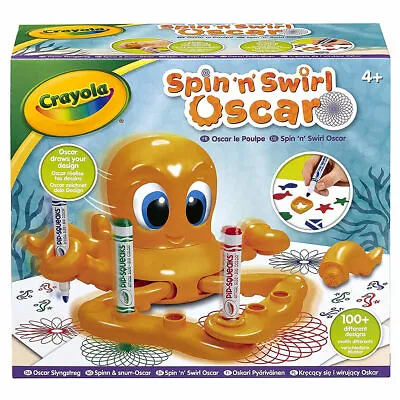 £19.99 • Buy Crayola Spin 'n' Swirl Oscar Octopus Spiral Art Design Creator Activity Set New