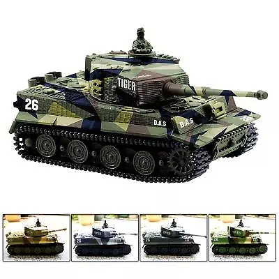 1:72 RC Tank Remote Control Tank Army Toy RC Tiger Tank Military Toy Ideal Gifts • $19.98