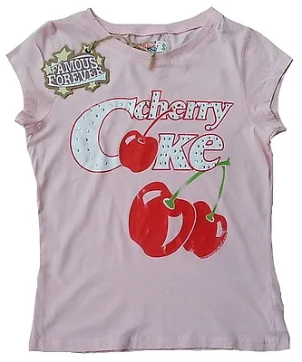 Cherry Famous Forever Rhinestone Coke Rockabilly 80' Of Vintage T-SHIRT XS • $37.40
