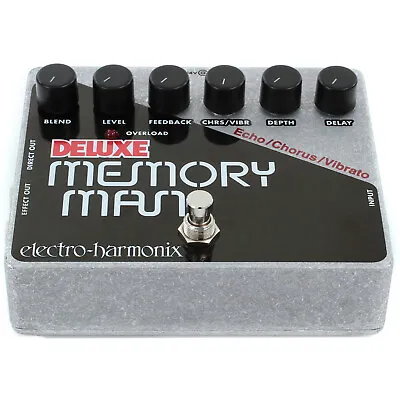 Electro-Harmonix EHX Deluxe Memory Man Analog Delay/Chorus/Vibrato Effects Pedal • $250.90