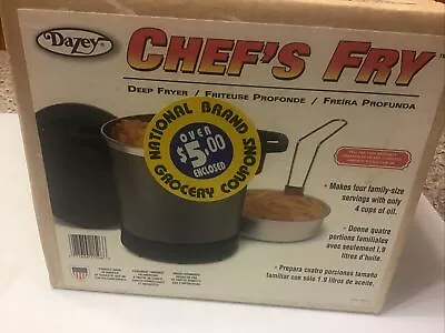 Vintage Daley Chef’s Fry Deep Fry New Sealed Box 21506 • $17.99