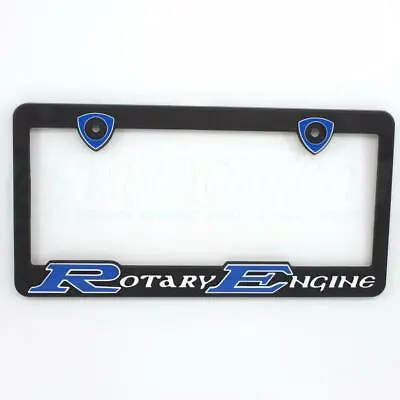 Blue Rotary Engine License Plate Frame Mazda Rx7 12a 13b Turbo Rx2 Rx3 Rx4 • $14.95