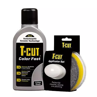 T-Cut Scratch Remover Color Fast Paint Restorer - Silver  - 500ml + Applicator • £15.99