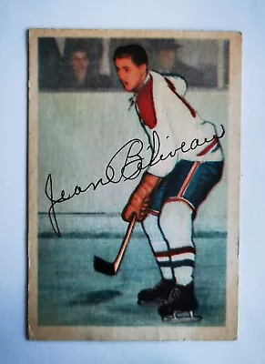 1953-54 Parkhurst Jean Beliveau Rookie Card Nhl • $363.57