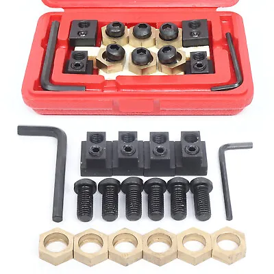 High Quality 5/8  Eccentric T-Slot Clamping Kit Milling Machine Work Table18Pcs  • $44.01