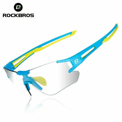 £17.59 • Buy RockBros Cycling Glasses Photochromic Sports Sunglasses Running UV400 Men Women