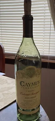 3 Empty Caymus Vineyards CA 2020 Cabernet Sauvignon 1 Liter Wine Bottles • $75