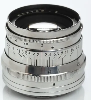 JUPITER 8 Lens CLEAN 50mm F2.0 M39 Mount Leica M Portrait Rangefinder Vintage  • $109.99