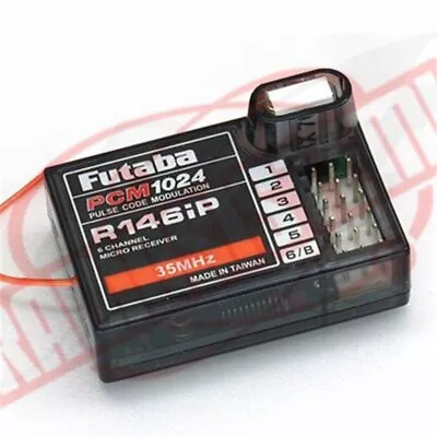 FR- Futaba RX FP R 146IP 6CH 35PCM QUARTZ-FREE - FU144 • $29.56