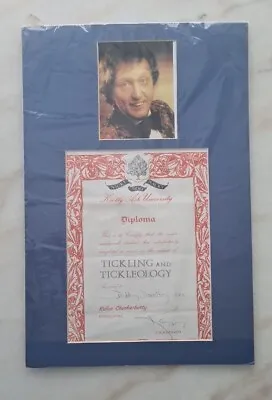 1980s Ken Dodd SIGNED Tickling & Tickleology Diploma Certificate  • £19.99