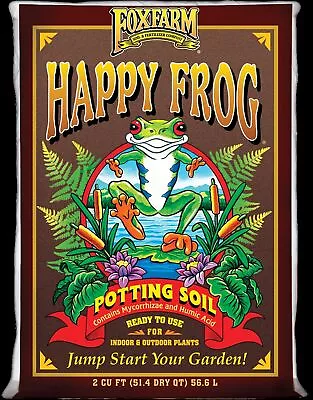 FoxFarm FX14047 2-Cubic Feet FoxFarm Happy Frog Potting Soil • $42.07