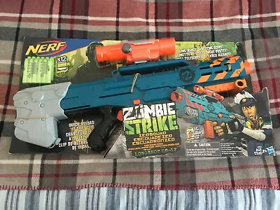 NERF Zombie Strike LONGSHOT CS-12 Blaster (new In Box)     • $94.99
