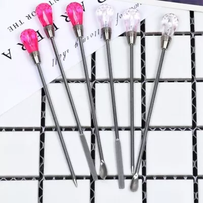 3x Silicone Resin Mold Tool Set Stirring Needle Spoon Kit For DIY Jewelry Making • $15.57