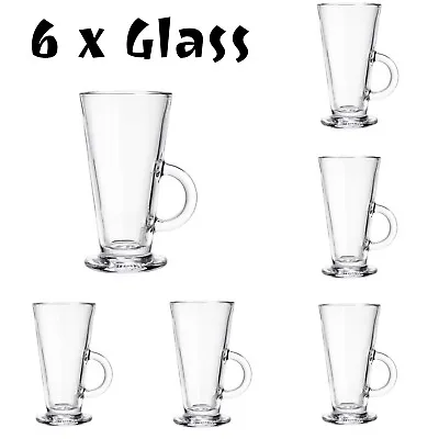 Drinking Tumbler Glasses Set Tall Colour Clear Juice Water Coffee Ice Tea 29cl • £23.99