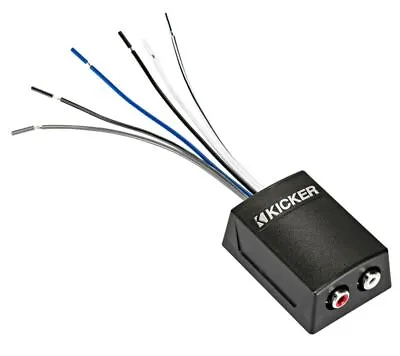 Kicker 46KISLOC2 Car Audio 2 Channel Line Output Converter W/ Remote Out Wire • $18.95