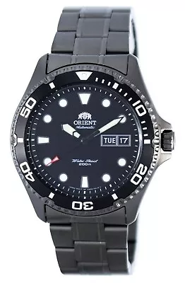 Orient Ray Raven II Automatic 200M Black Dial Bezel Band FAA02003B9 Men's Watch • $356.39