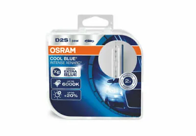 OSRAM D2S Cool Blue Intense Light Xenon 2x 35W HID Headlight 6000K 66240CBI-HCB • $125