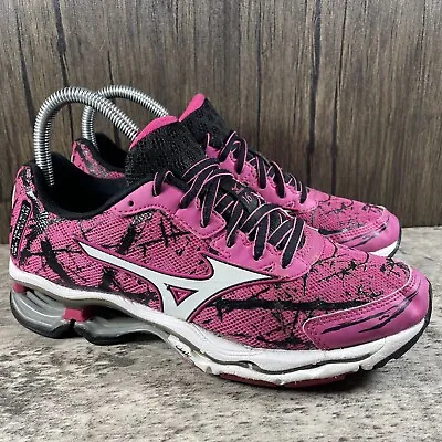Mizuno Wave Creation 16 Pink Running Shoes Women's Size 7.5 • $54.99