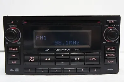 ***READ*** 2012 Subaru Impreza - CD HD Radio AM/FM/MP3/WMA OEM 86201FJ620 *A6445 • $19.20